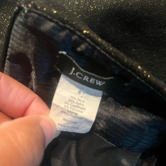 Elegant Black Glitter Skirt - Picture 7 of 7